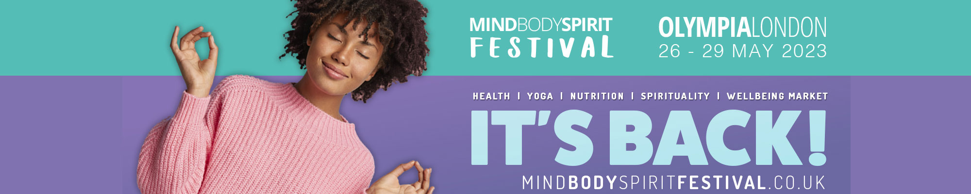 Mind Body Spirit Festival Olympia London 2023 - Tranquil Retreats